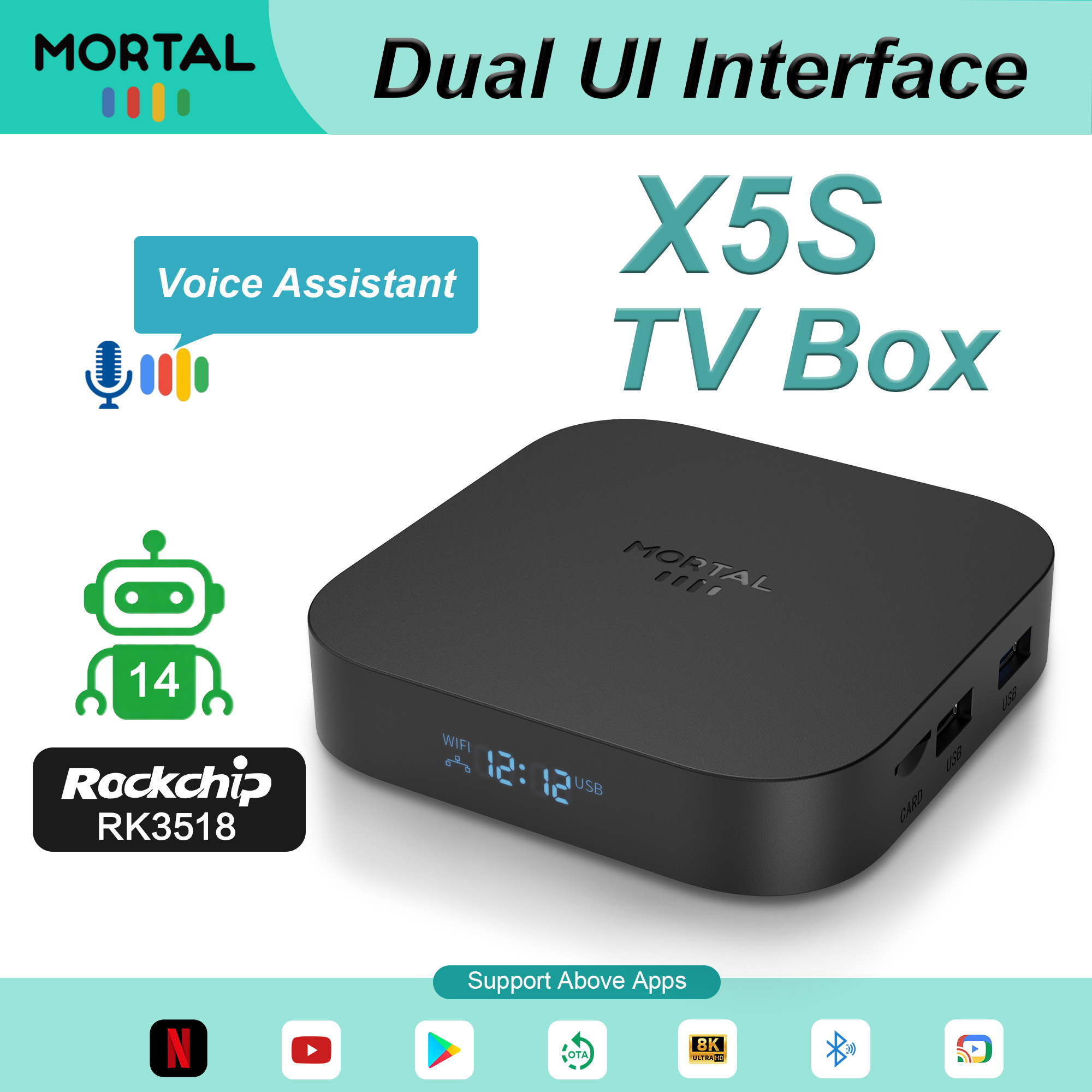 Radxa Rock 5B 16Gb - X5S Smart TV BOX à double